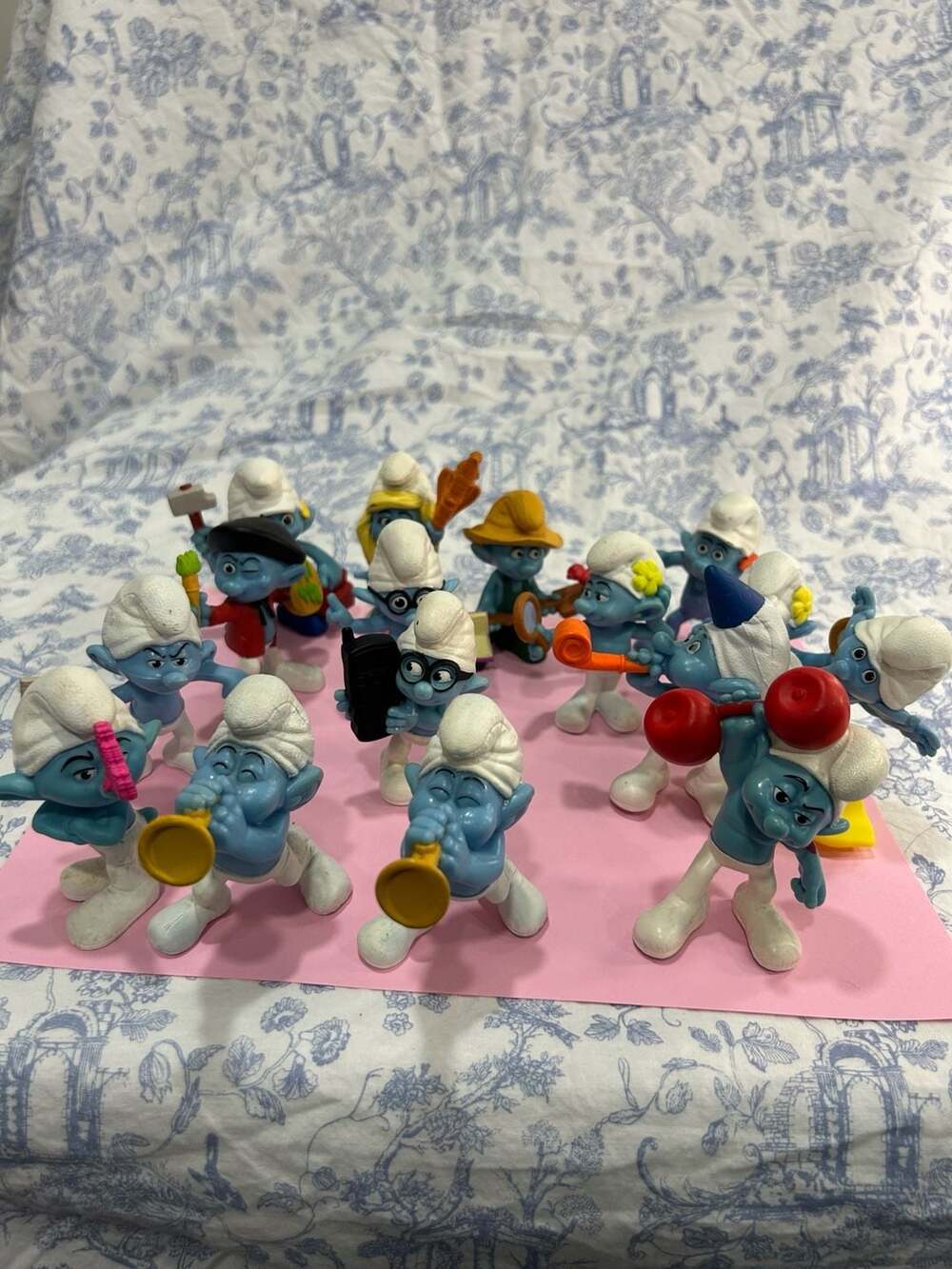 Vintage 2011 McDonald's The Smurfs Movie Happy Meal Toy PVC Figurine Lot